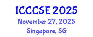 International Conference on Civil, Construction and Safety Engineering (ICCCSE) November 27, 2025 - Singapore, Singapore