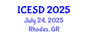 International Conference on Energy and Sustainable Development (ICESD) July 24, 2025 - Rhodes, Greece