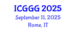 International Conference on Geology, Geophysics and Geochemistry (ICGGG) September 11, 2025 - Rome, Italy