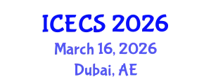 International Conference on Electronic Circuits and Systems (ICECS) March 16, 2026 - Dubai, United Arab Emirates