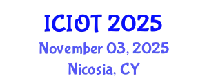International Conference on Internet of Things (ICIOT) November 03, 2025 - Nicosia, Cyprus
