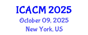 International Conference on Advanced Composite Materials (ICACM) October 09, 2025 - New York, United States