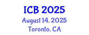 International Conference on Botany (ICB) August 14, 2025 - Toronto, Canada