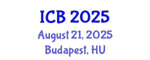 International Conference on Botany (ICB) August 21, 2025 - Budapest, Hungary