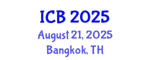 International Conference on Botany (ICB) August 21, 2025 - Bangkok, Thailand