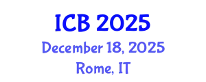 International Conference on Botany (ICB) December 18, 2025 - Rome, Italy