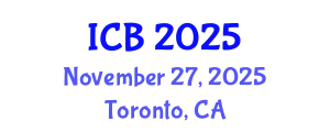 International Conference on Botany (ICB) November 27, 2025 - Toronto, Canada