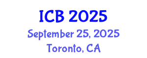 International Conference on Botany (ICB) September 25, 2025 - Toronto, Canada