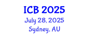 International Conference on Botany (ICB) July 28, 2025 - Sydney, Australia