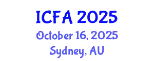 International Conference on Fisheries and Aquaculture (ICFA) October 16, 2025 - Sydney, Australia
