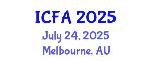 International Conference on Fisheries and Aquaculture (ICFA) July 24, 2025 - Melbourne, Australia