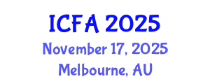 International Conference on Fisheries and Aquaculture (ICFA) November 17, 2025 - Melbourne, Australia