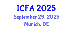 International Conference on Fisheries and Aquaculture (ICFA) September 29, 2025 - Munich, Germany