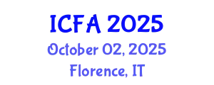 International Conference on Fisheries and Aquaculture (ICFA) October 02, 2025 - Florence, Italy