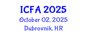 International Conference on Fisheries and Aquaculture (ICFA) October 02, 2025 - Dubrovnik, Croatia