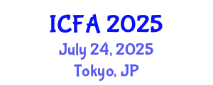 International Conference on Fisheries and Aquaculture (ICFA) July 24, 2025 - Tokyo, Japan