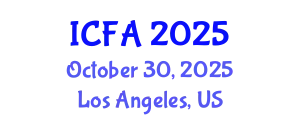 International Conference on Fisheries and Aquaculture (ICFA) October 30, 2025 - Los Angeles, United States