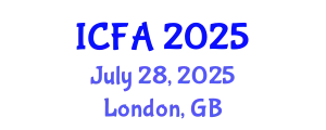 International Conference on Fisheries and Aquaculture (ICFA) July 28, 2025 - London, United Kingdom