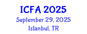 International Conference on Fisheries and Aquaculture (ICFA) September 29, 2025 - Istanbul, Turkey