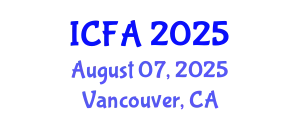International Conference on Fisheries and Aquaculture (ICFA) August 07, 2025 - Vancouver, Canada