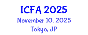 International Conference on Fisheries and Aquaculture (ICFA) November 10, 2025 - Tokyo, Japan