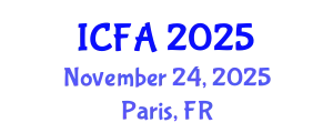 International Conference on Fisheries and Aquaculture (ICFA) November 24, 2025 - Paris, France
