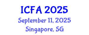 International Conference on Fisheries and Aquaculture (ICFA) September 11, 2025 - Singapore, Singapore