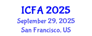 International Conference on Fisheries and Aquaculture (ICFA) September 29, 2025 - San Francisco, United States