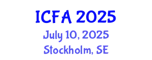 International Conference on Fisheries and Aquaculture (ICFA) July 10, 2025 - Stockholm, Sweden