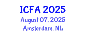 International Conference on Fisheries and Aquaculture (ICFA) August 07, 2025 - Amsterdam, Netherlands