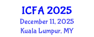 International Conference on Fisheries and Aquaculture (ICFA) December 11, 2025 - Kuala Lumpur, Malaysia