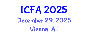 International Conference on Fisheries and Aquaculture (ICFA) December 29, 2025 - Vienna, Austria
