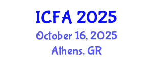 International Conference on Fisheries and Aquaculture (ICFA) October 16, 2025 - Athens, Greece