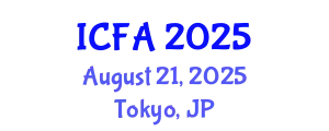 International Conference on Fisheries and Aquaculture (ICFA) August 21, 2025 - Tokyo, Japan