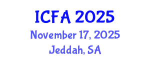 International Conference on Fisheries and Aquaculture (ICFA) November 17, 2025 - Jeddah, Saudi Arabia