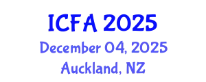 International Conference on Fisheries and Aquaculture (ICFA) December 04, 2025 - Auckland, New Zealand