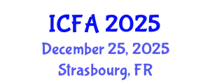 International Conference on Fisheries and Aquaculture (ICFA) December 25, 2025 - Strasbourg, France