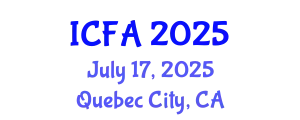 International Conference on Fisheries and Aquaculture (ICFA) July 17, 2025 - Quebec City, Canada
