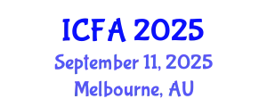 International Conference on Fisheries and Aquaculture (ICFA) September 11, 2025 - Melbourne, Australia