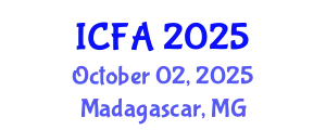 International Conference on Fisheries and Aquaculture (ICFA) October 02, 2025 - Madagascar, Madagascar