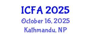 International Conference on Fisheries and Aquaculture (ICFA) October 16, 2025 - Kathmandu, Nepal