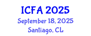 International Conference on Fisheries and Aquaculture (ICFA) September 18, 2025 - Santiago, Chile