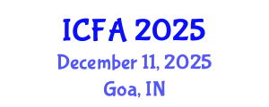 International Conference on Fisheries and Aquaculture (ICFA) December 11, 2025 - Goa, India