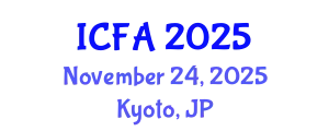 International Conference on Fisheries and Aquaculture (ICFA) November 24, 2025 - Kyoto, Japan