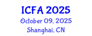 International Conference on Fisheries and Aquaculture (ICFA) October 09, 2025 - Shanghai, China