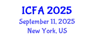 International Conference on Fisheries and Aquaculture (ICFA) September 11, 2025 - New York, United States