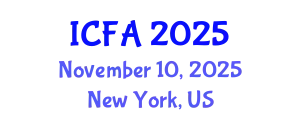 International Conference on Fisheries and Aquaculture (ICFA) November 10, 2025 - New York, United States