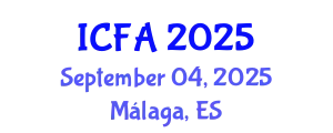 International Conference on Fisheries and Aquaculture (ICFA) September 04, 2025 - Málaga, Spain