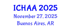 International Conference on Healthy and Active Aging (ICHAA) November 27, 2025 - Buenos Aires, Argentina