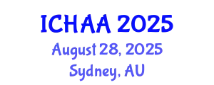 International Conference on Healthy and Active Aging (ICHAA) August 28, 2025 - Sydney, Australia